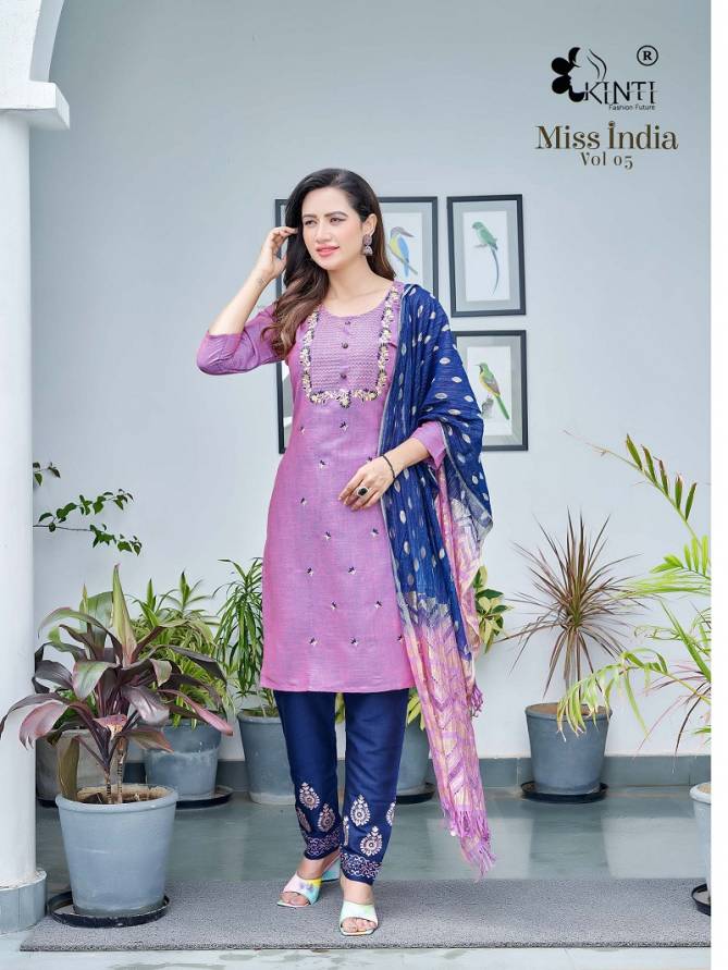 Miss India Vol 5 By Kinti Rayon Readymade Suits Catalog

